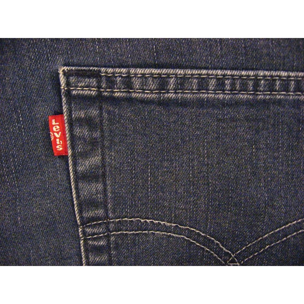LEVIS Zipper-fly 513 CUTOFF JEAN SHORTS Cut Off W 32 Daisy Duke HIGH WAISTED - Picture 7 of 8